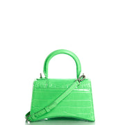 Picture of Balenciaga Top Handle Hourglass XS in Tempete, Exotic Effect Leather