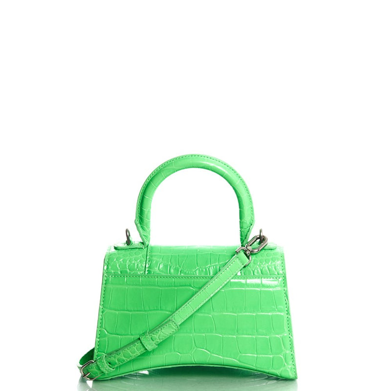 Picture of Balenciaga Top Handle Hourglass XS in Tempete, Exotic Effect Leather