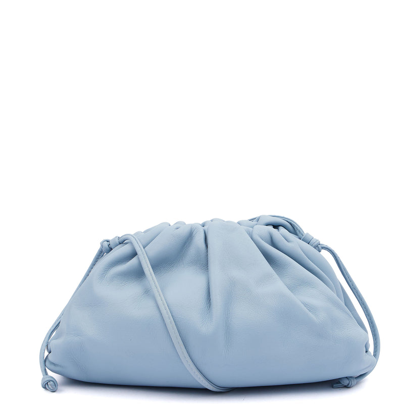 Picture of Bottega Veneta Cross Body The Pouch - Mini in Blue, Leather