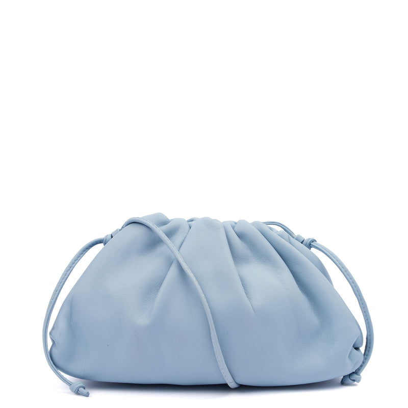 Picture of Bottega Veneta Cross Body The Pouch - Mini in Blue, Leather
