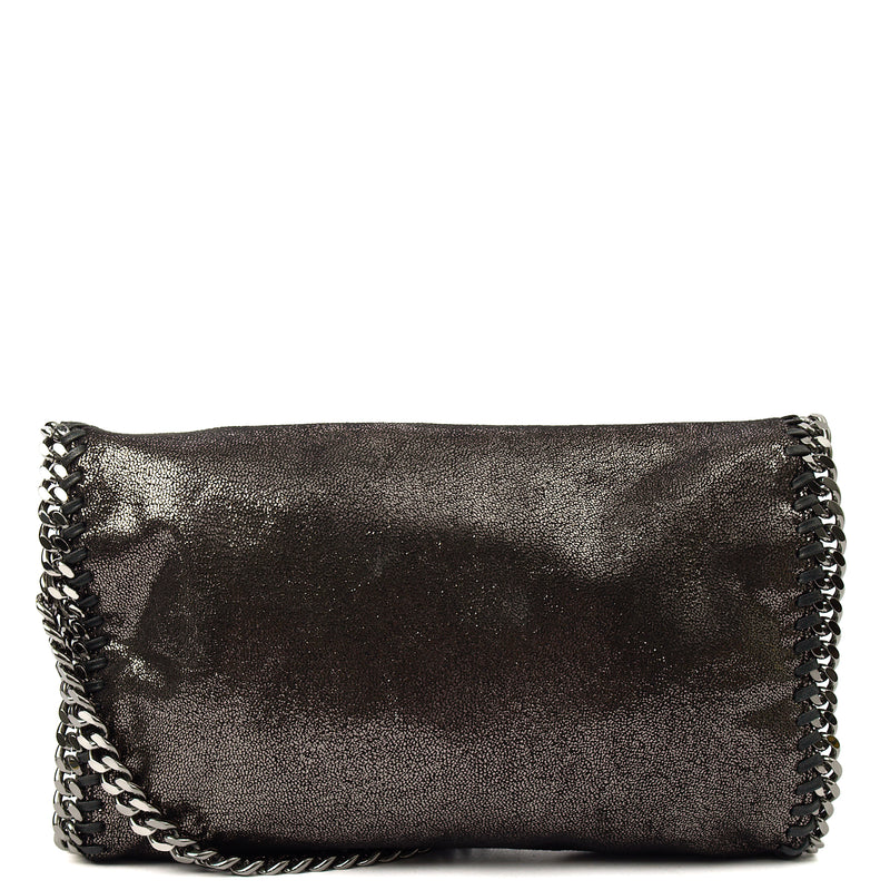 Picture of Stella McCartney Shoulder Bag Falabella Clutch in Metallic, Fabric