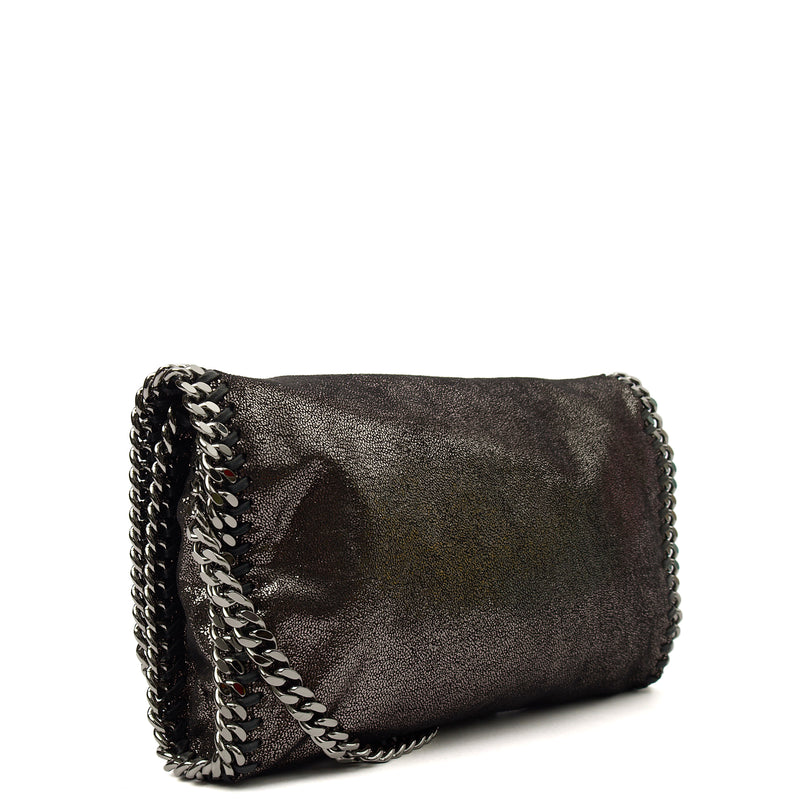 Picture of Stella McCartney Shoulder Bag Falabella Clutch in Metallic, Fabric