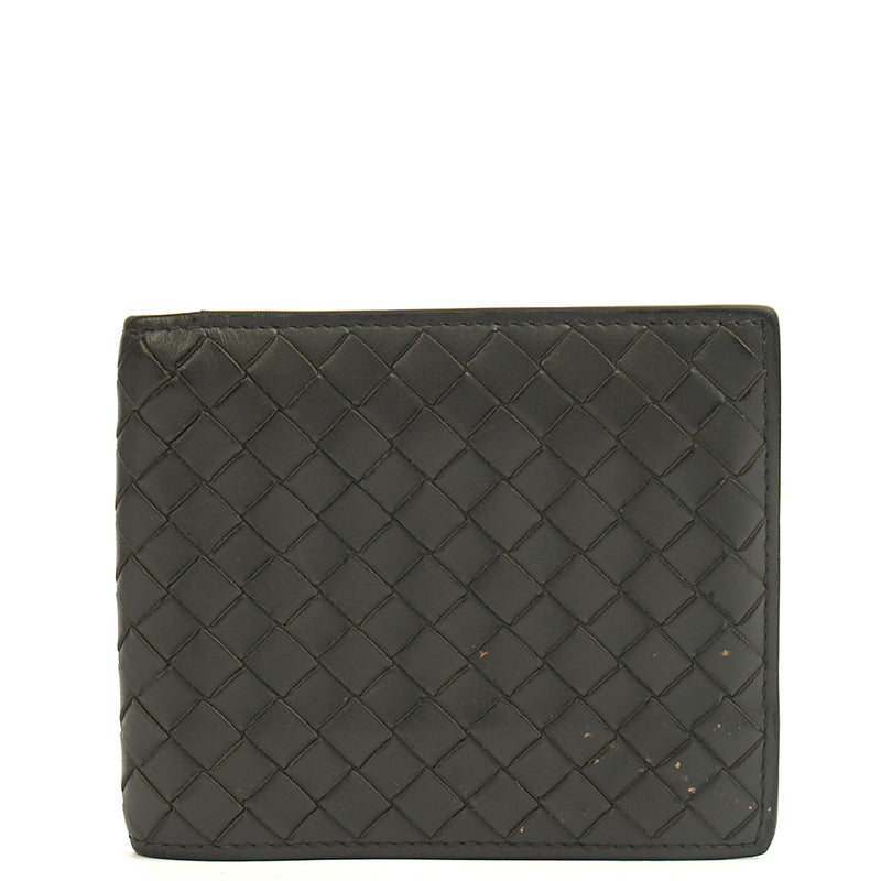 Picture of Bottega Veneta Wallet Bi-Fold Wallet in Black, Intrecciato Nappa