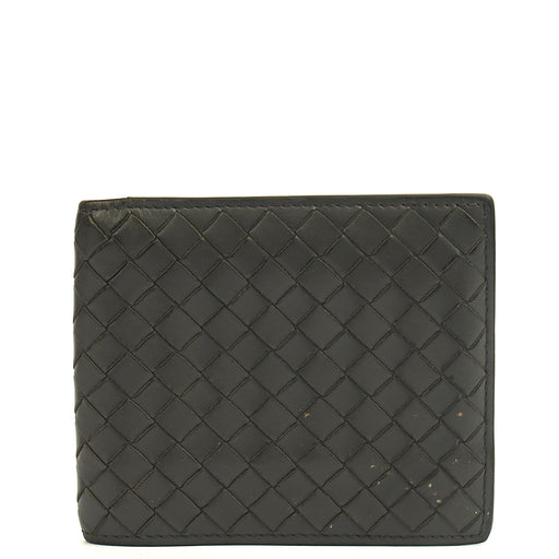 Picture of Bottega Veneta Wallet Bi-Fold Wallet in Black, Intrecciato Nappa