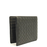 Picture of Bottega Veneta Wallet Bi-Fold Wallet in Black, Intrecciato Nappa