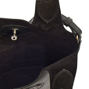 Picture of Mulberry Bucket Bag Lily - Tote  in Black, Crinkle Patent