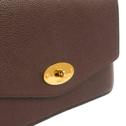 Picture of Mulberry Cross Body Darley in Oxblood, Calfskin Leather