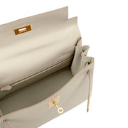 Picture of Hermes Top Handle Kelly 28 in Gris Perle, Evercolour