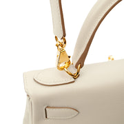 Picture of Hermes Top Handle Kelly 28 in Gris Perle, Evercolour