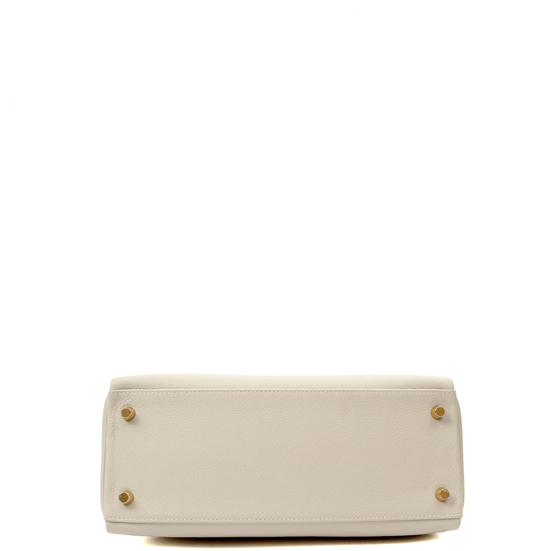 Picture of Hermes Top Handle Kelly 28 in Gris Perle, Evercolour