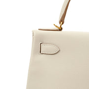 Picture of Hermes Top Handle Kelly 28 in Gris Perle, Evercolour