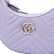 Picture of Gucci Top Handle Half Moon Hobo in Purple, Leather