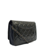 Picture of Chanel Cross Body Wallet on Chain in Blue, Patent Leather