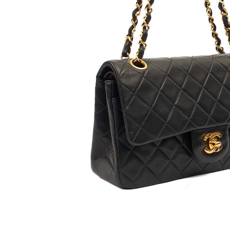Picture of Chanel Cross Body Classic Double Flap - Small in Navy, Lambskin Leather