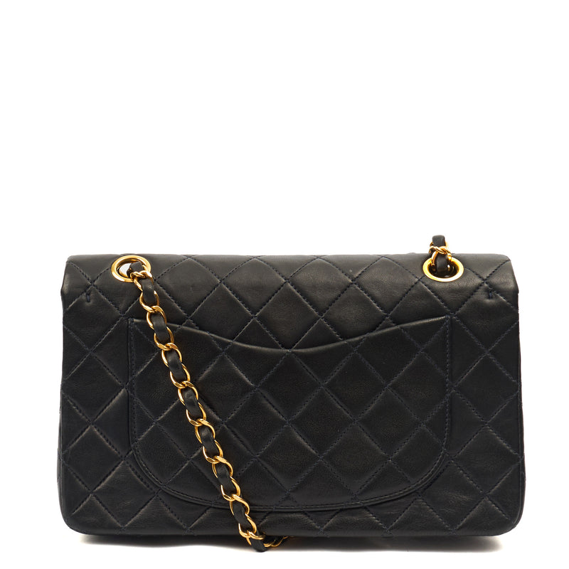 Picture of Chanel Cross Body Classic Double Flap - Small in Navy, Lambskin Leather