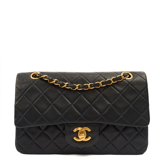 Picture of Chanel Cross Body Classic Double Flap - Small in Navy, Lambskin Leather