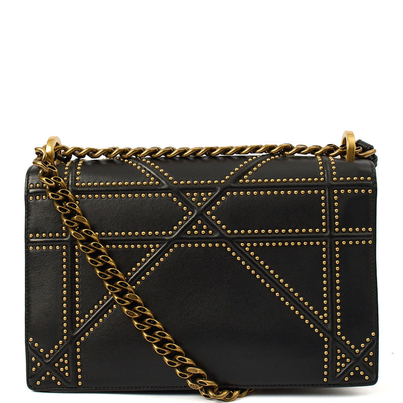 Picture of Christian Dior Cross Body Diorama - Medium in Black, Leather