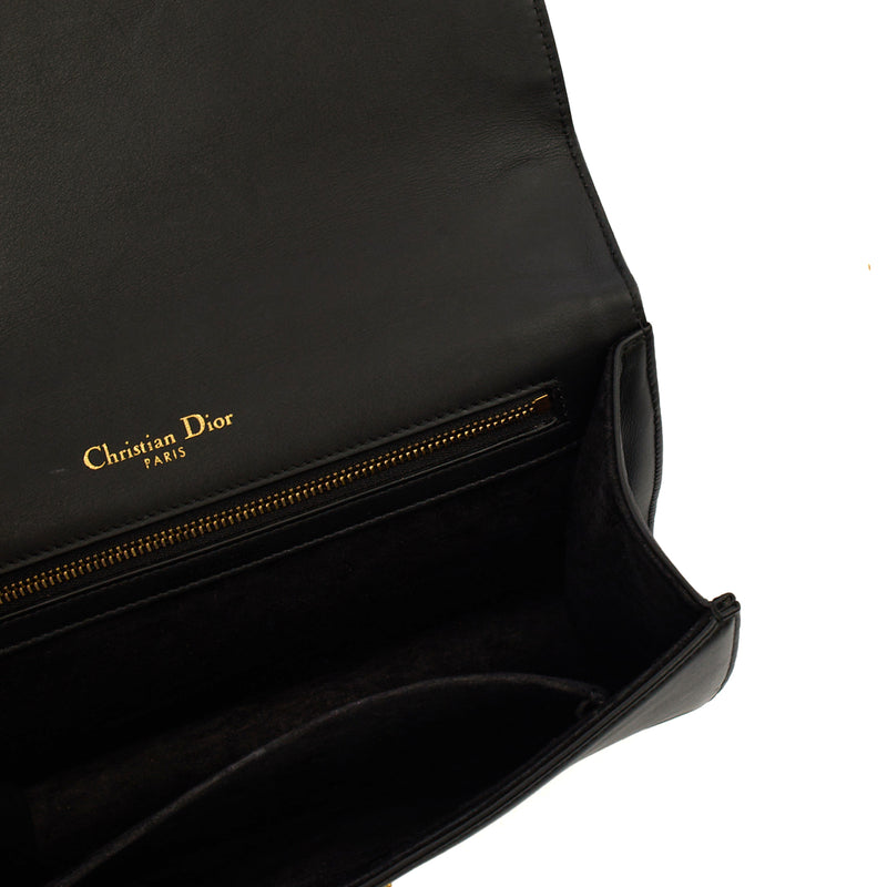 Picture of Christian Dior Cross Body Diorama - Medium in Black, Leather
