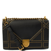 Picture of Christian Dior Cross Body Diorama - Medium in Black, Leather