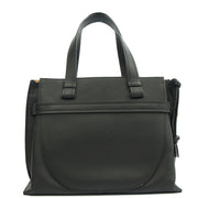 Picture of Loewe Tote Gate - Small in Black, Leather