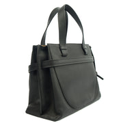 Picture of Loewe Tote Gate - Small in Black, Leather