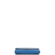 Picture of Mulberry Wallet Darley Wallet - Medium in Porcelain Blue, Calfskin Leather