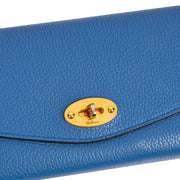 Picture of Mulberry Wallet Darley Wallet - Medium in Porcelain Blue, Calfskin Leather