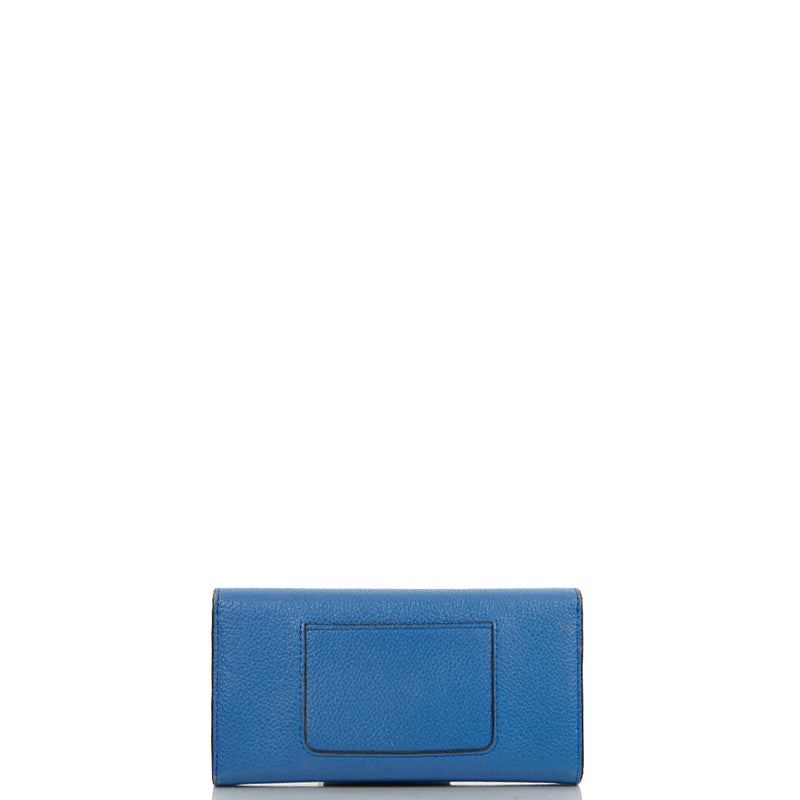 Picture of Mulberry Wallet Darley Wallet - Medium in Porcelain Blue, Calfskin Leather