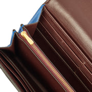 Picture of Mulberry Wallet Darley Wallet - Medium in Porcelain Blue, Calfskin Leather