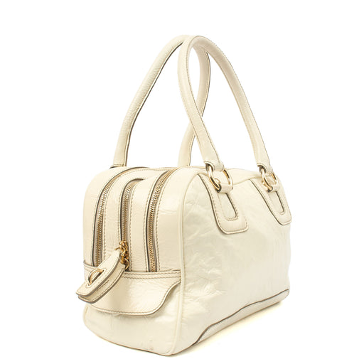 Picture of Dolce & Gabbana Shoulder Bag Tote in White, Patent Leather