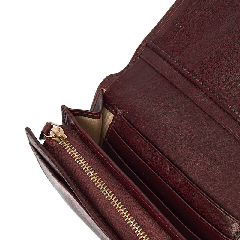 Picture of Mulberry Wallet Wallet in Burgundy, Leather