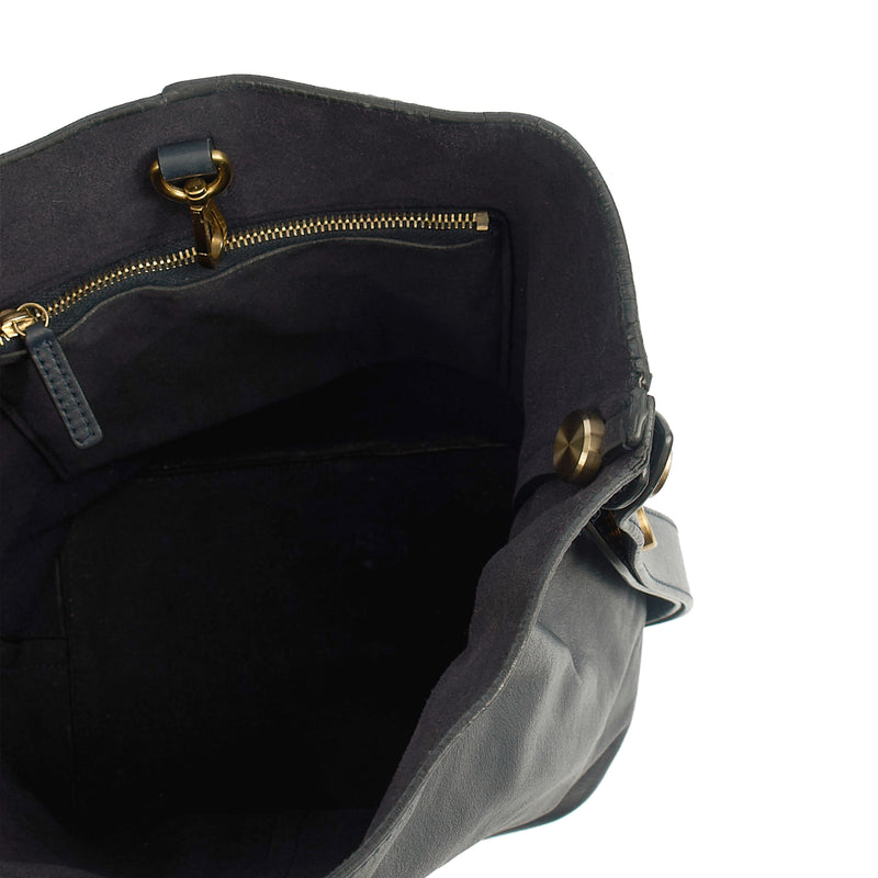 Picture of Mulberry Shoulder Bag Kite - Small in Navy, Leather