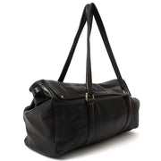 Picture of Prada Shoulder Bag Buckle Tote  in Black, Leather