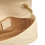 Picture of Gucci Cross Body Marmont Shoulder Flap Bag - Super Mini in Neutral, Leather