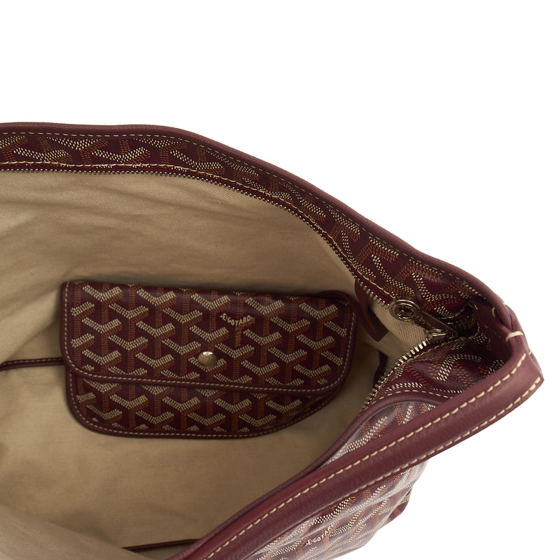 Picture of Goyard Shoulder Bag Boheme Hobo in Red, Leather