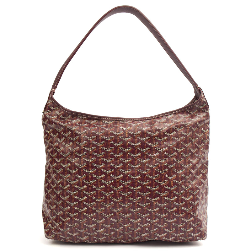 Picture of Goyard Shoulder Bag Boheme Hobo in Red, Leather