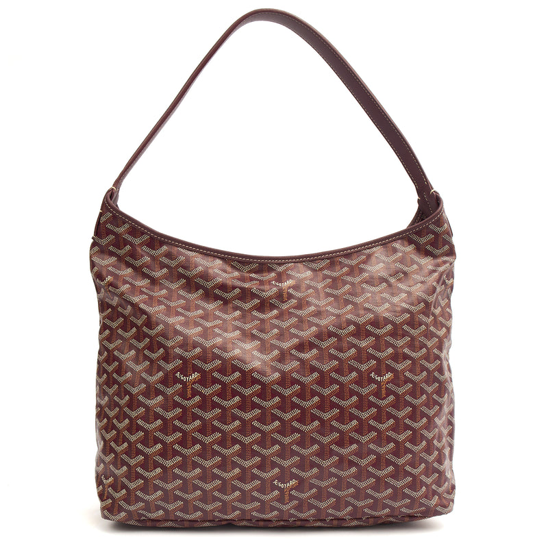 Picture of Goyard Shoulder Bag Boheme Hobo in Red, Leather