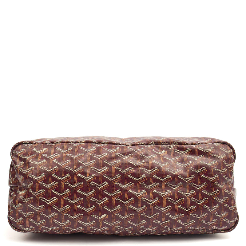 Picture of Goyard Shoulder Bag Boheme Hobo in Red, Leather