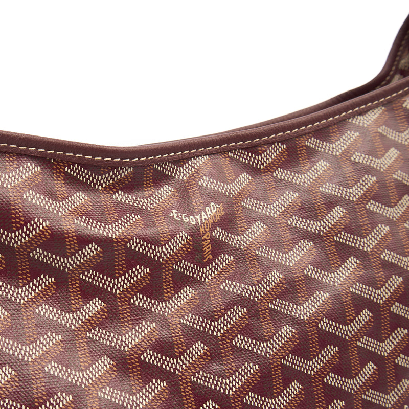 Picture of Goyard Shoulder Bag Boheme Hobo in Red, Leather