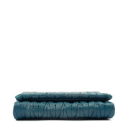 Picture of Miu Miu Cross Body Matelasse Crossbody in Blue, Leather