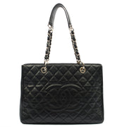 Picture of Chanel Tote Grand Shopping Tote in Black, Caviar Leather