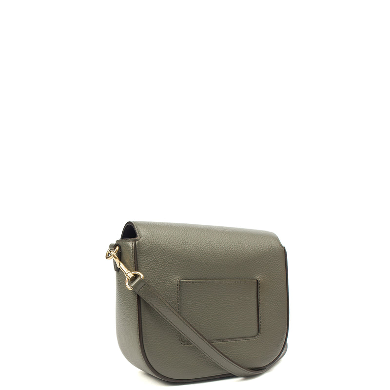 Picture of Mulberry Cross Body Darley Shoulder Bag - Small  in Charcoal Grey, Leather