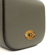 Picture of Mulberry Cross Body Darley Shoulder Bag - Small  in Charcoal Grey, Leather