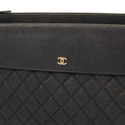 Picture of Chanel Clutch Pouch in Black, Caviar Leather
