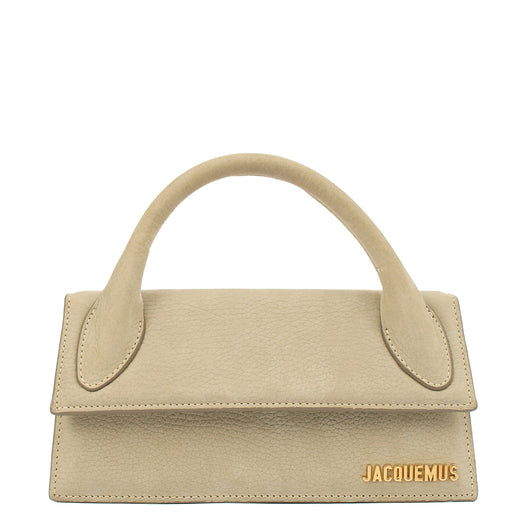 Picture of Jacquemus Cross Body Le Chiquito Long in Grey, Suede