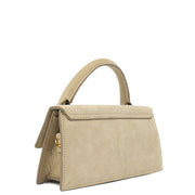 Picture of Jacquemus Cross Body Le Chiquito Long in Grey, Suede