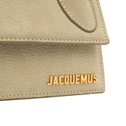 Picture of Jacquemus Cross Body Le Chiquito Long in Grey, Suede