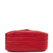 Picture of Chanel Cross Body Vintage Flap Bag  in Red, Lambskin Leather