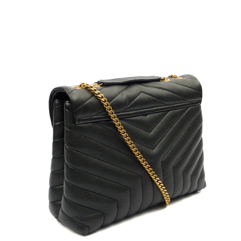 Picture of Saint Laurent Shoulder Bag Lou Lou - Medium in Black, Leather