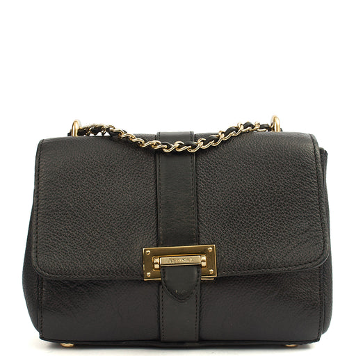Picture of Aspinal of London Cross Body Lottie in Black, Leather